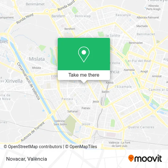 Novacar map
