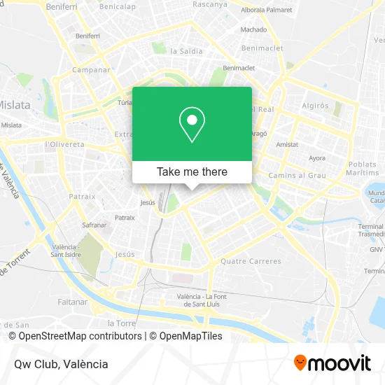 Qw Club map