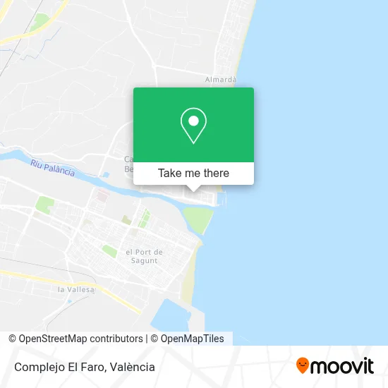 Complejo El Faro map