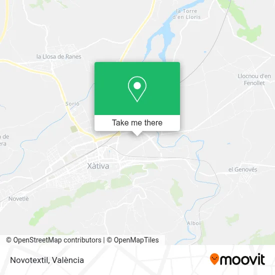 Novotextil map