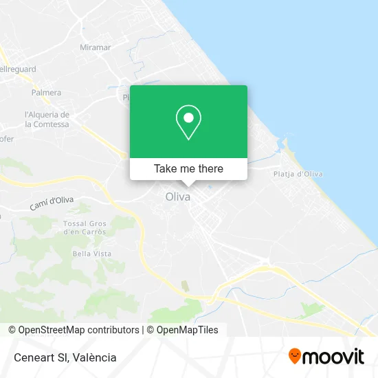 Ceneart Sl map