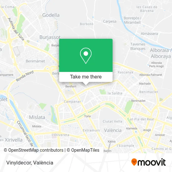 Vinyldecor map
