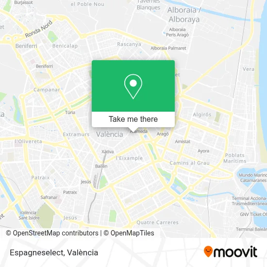 Espagneselect map