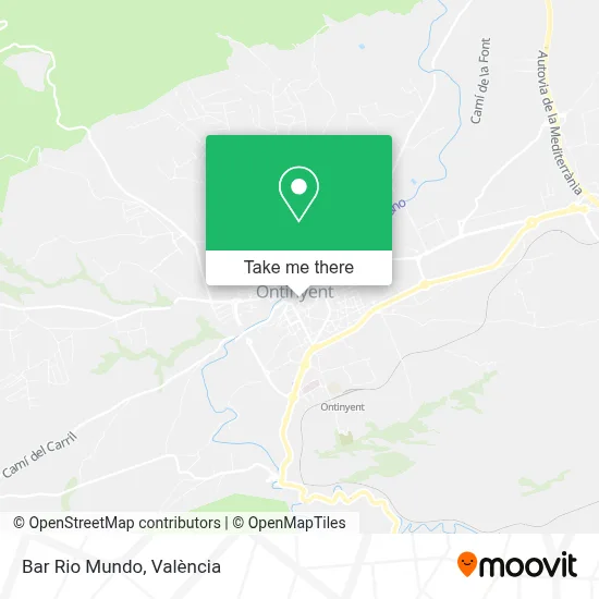 Bar Rio Mundo map