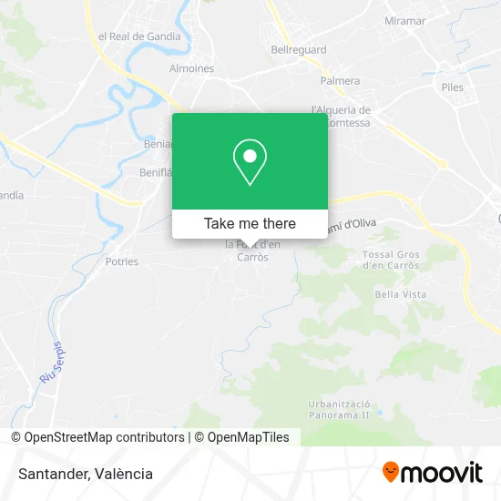 Santander map