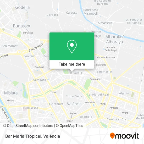 Bar  Maria Tropical map