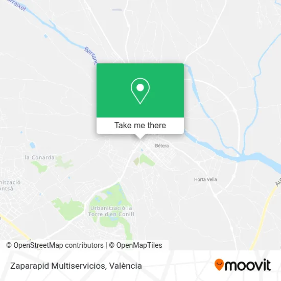 Zaparapid Multiservicios map