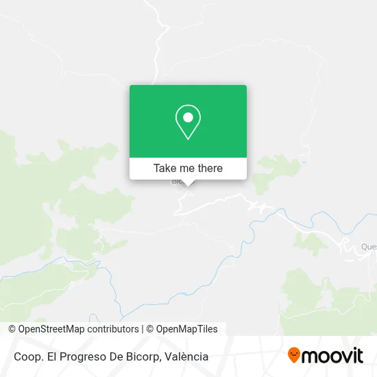 Coop. El Progreso De Bicorp map