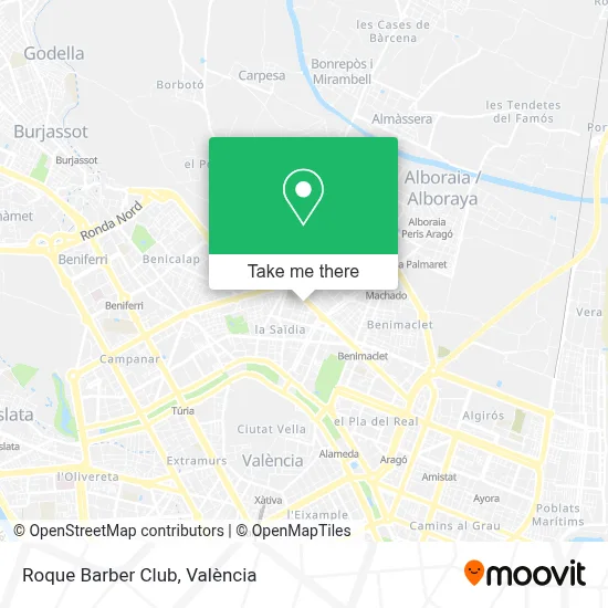 Roque Barber Club map