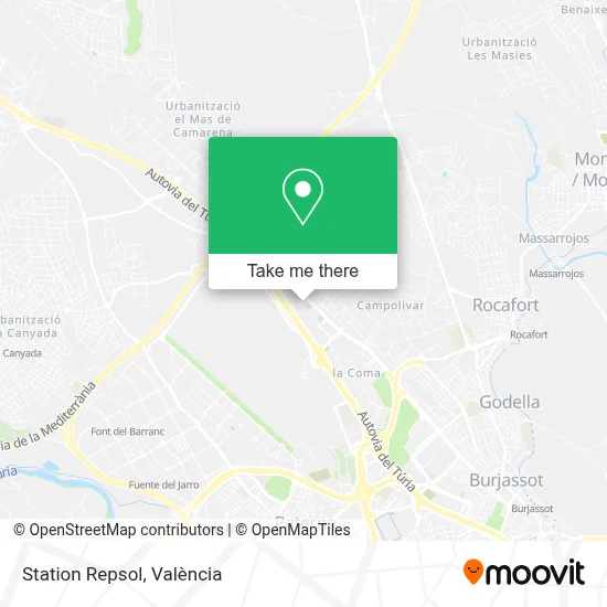 Station Repsol map