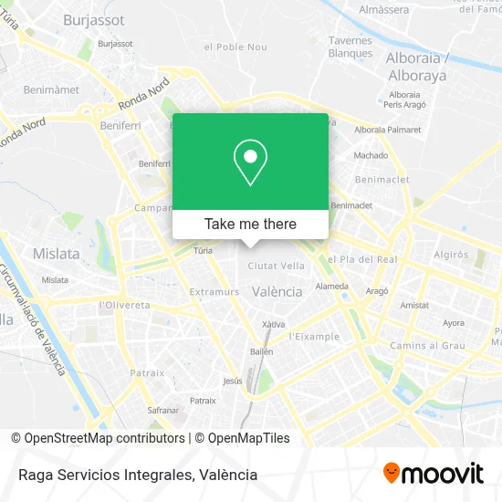 Raga Servicios Integrales map