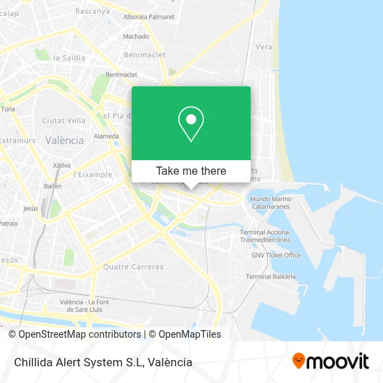 Chillida Alert System S.L map