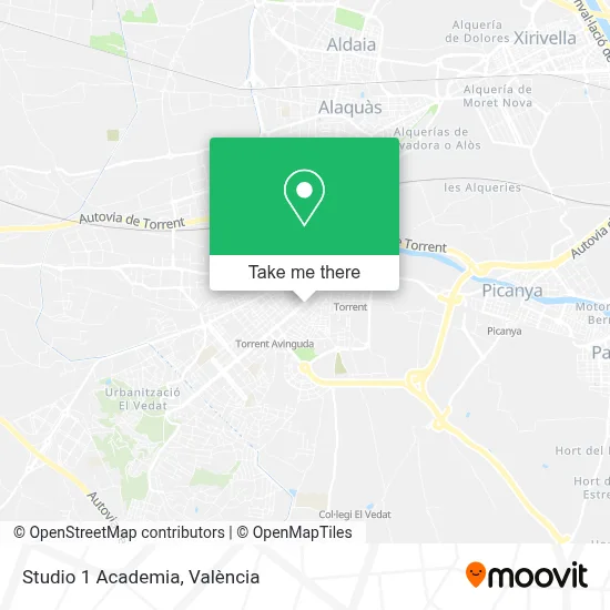 Studio 1 Academia map