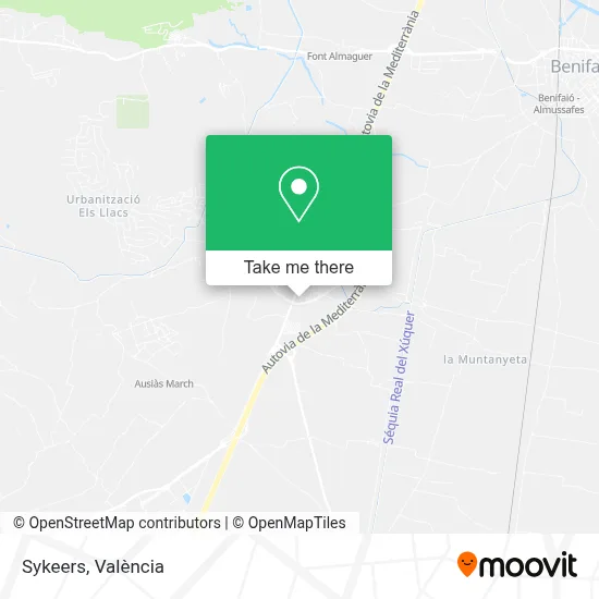 Sykeers map
