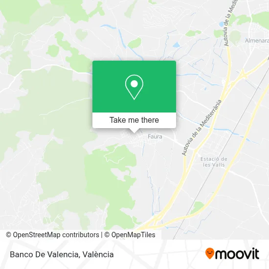Banco De Valencia map