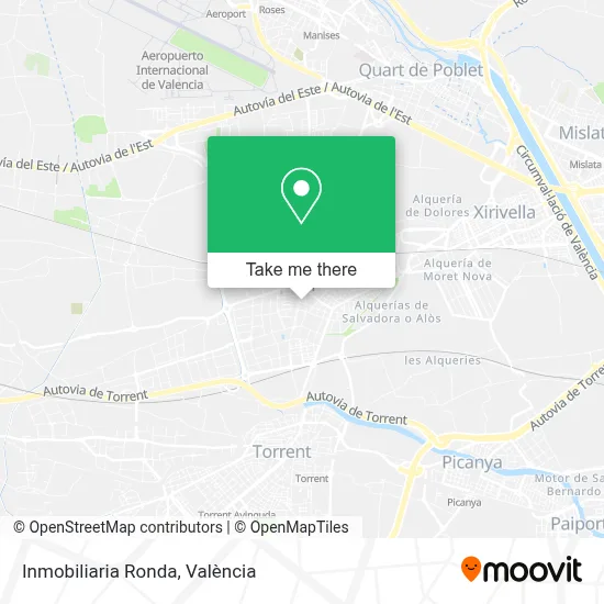 Inmobiliaria Ronda map