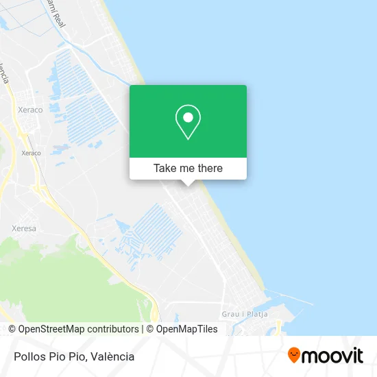 Pollos Pio Pio map