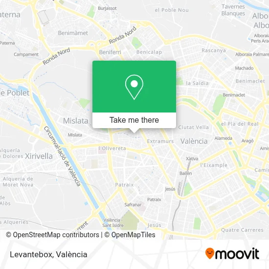 Levantebox map