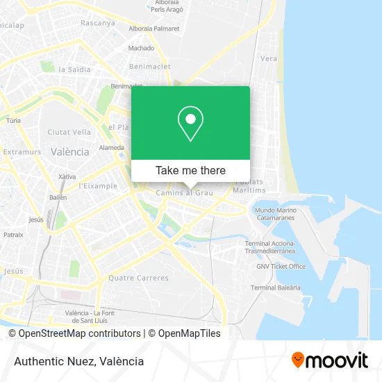 Authentic Nuez map