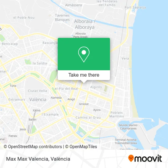 Max Max Valencia map