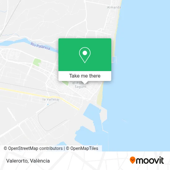 Valerorto map