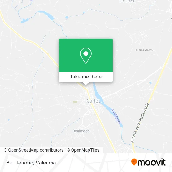 Bar Tenorio map