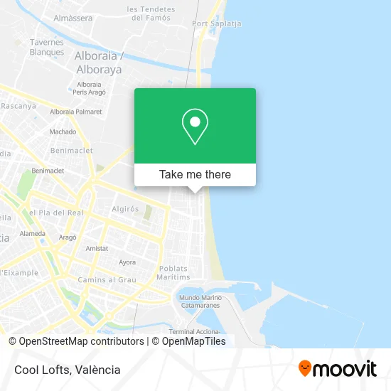 Cool Lofts map