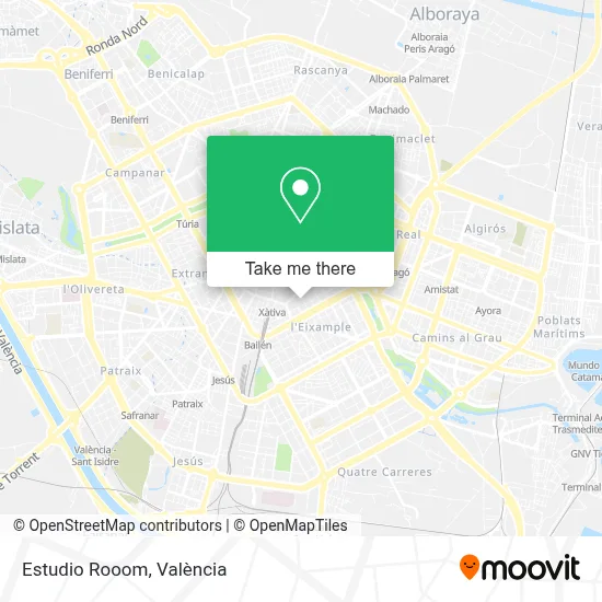 Estudio Rooom map