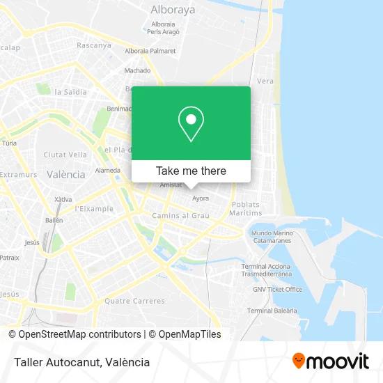 Taller Autocanut map