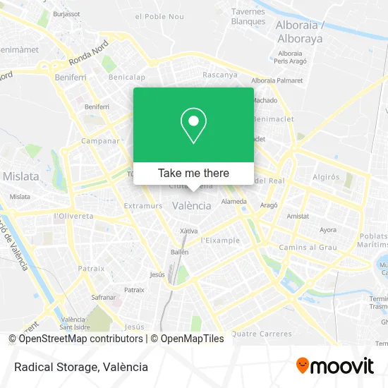 Radical Storage map