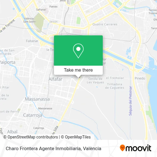 Charo Frontera Agente Inmobiliaria map