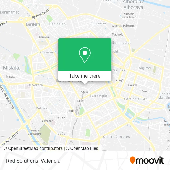 Red Solutions map