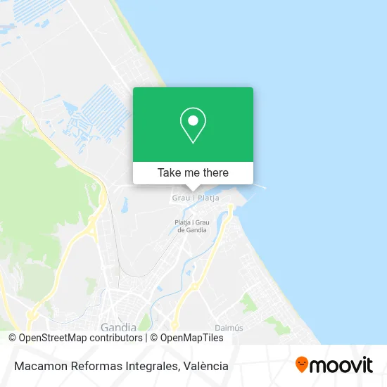 Macamon Reformas Integrales map