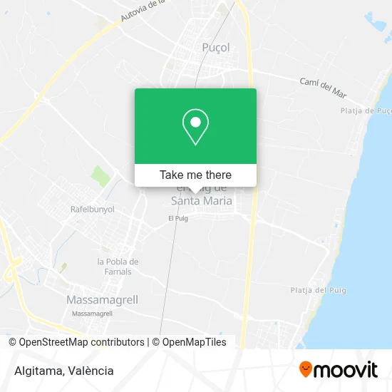 Algitama map