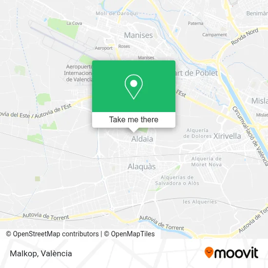 Malkop map