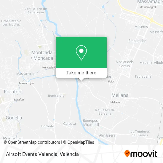Airsoft Events Valencia map