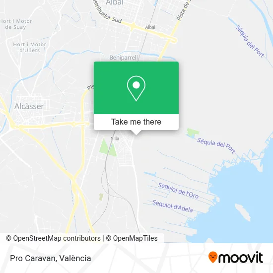 Pro Caravan map