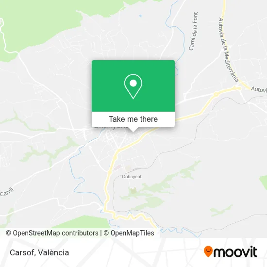 Carsof map