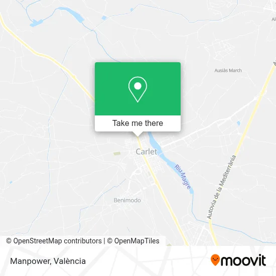 Manpower map