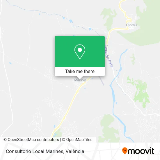 Consultorio Local Marines map