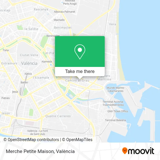 Merche Petite Maison map