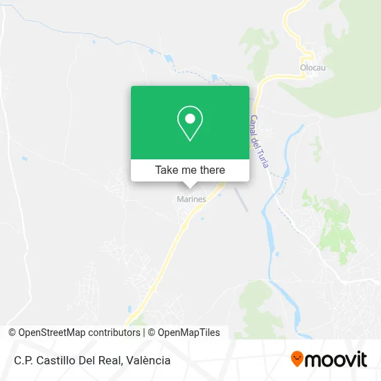 C.P. Castillo Del Real map