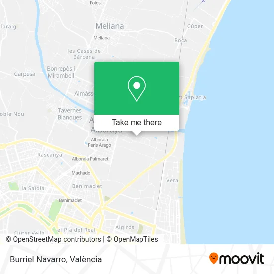 Burriel Navarro map