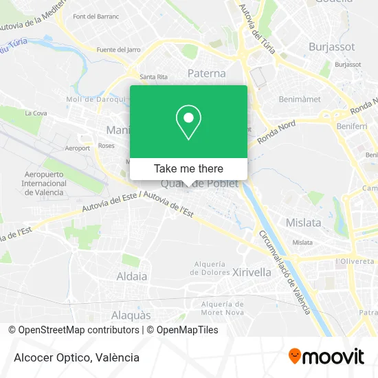 Alcocer Optico map