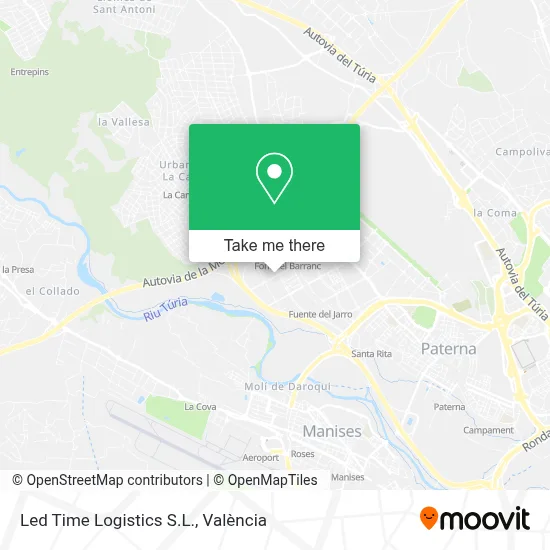 Led Time Logistics S.L. map