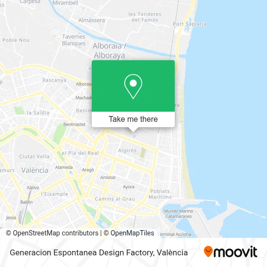 Generacion Espontanea Design Factory map