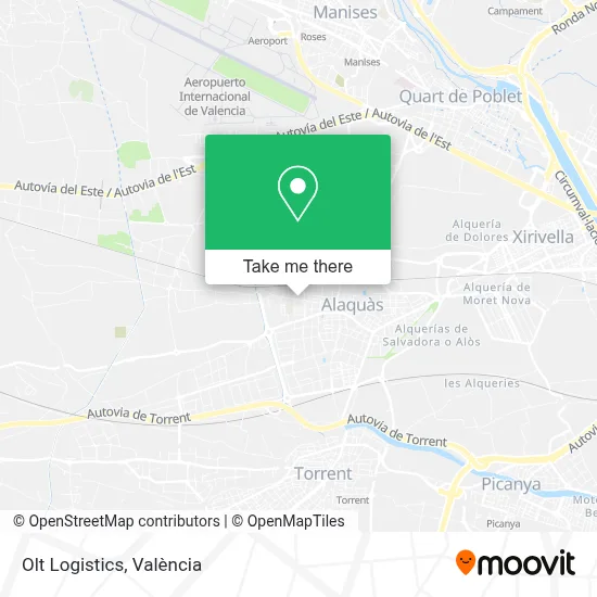 Olt Logistics map
