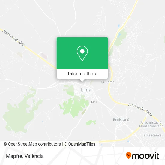 Mapfre map