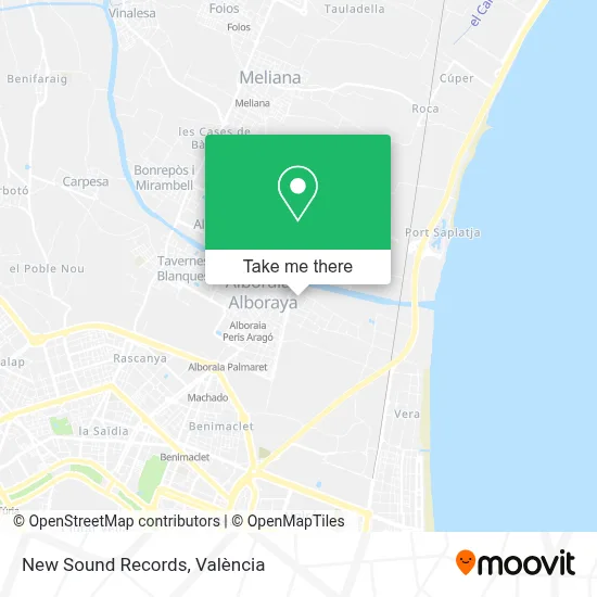 New Sound Records map