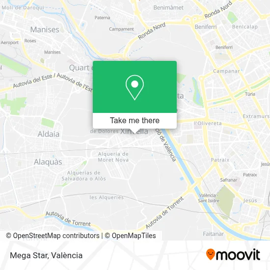 Mega Star map